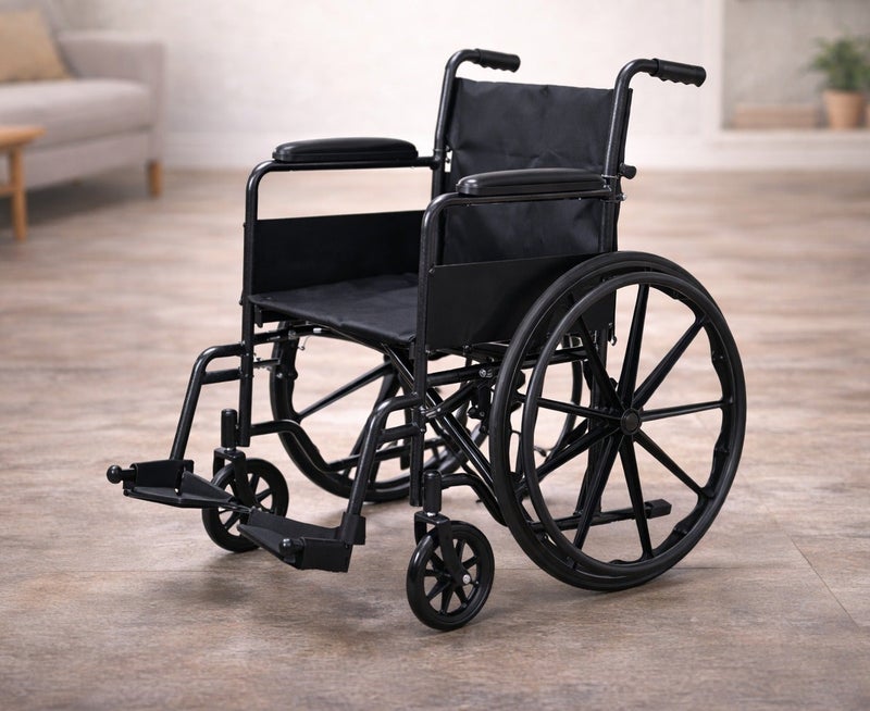 Gilani Mobility High Back Steel Lightweight Manual Wheelchair - Image 1